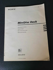 Sony manual book for sale  NORWICH