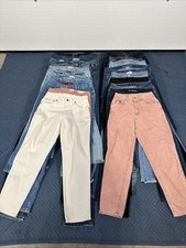 40 pares de jeans femininos venda a granel muitas marcas mistas, tamanhos, estado atacado comprar usado  Enviando para Brazil