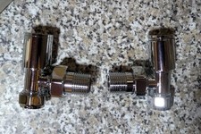 Angled radiator valves for sale  COBHAM