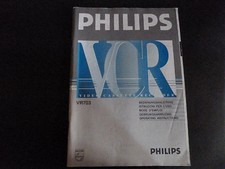 Usado, Original Bedienungsanleitung Philips Video Cassette Recorder VR 703 comprar usado  Enviando para Brazil