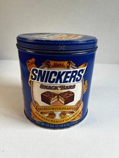 Lanchonetes vintage Mars Metal 1984 tampa de latas de lata 6" de altura x 5,5" comprar usado  Enviando para Brazil