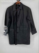 ladies black leather coat for sale  Detroit