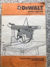 Operator manual dewalt for sale  ELGIN