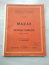 Mazas méthode complète d'occasion  Heillecourt