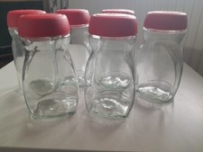 Glass jars red for sale  RUNCORN