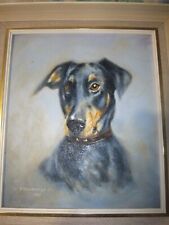 Doberman pincher portrait for sale  BRISTOL