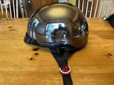 Capacete de motocicleta Harley Davidson ponto preto cromado tamanho G usado 2002 comprar usado  Enviando para Brazil