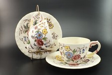 Conjunto de 2 buquês florais vintage Vernon Kilns May Flower CUP & PIRES comprar usado  Enviando para Brazil