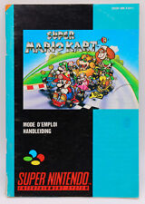 Notice Mode d'emploi Handleiding SUPER MARIO KART sur Super Nintendo SNES FAH comprar usado  Enviando para Brazil