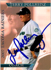 Terry pollreisz signed for sale  Centralia