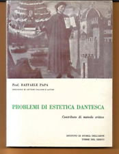 PROBLEMI DI ESTETICA DANTESCA CONTRIBUTO DI METODO CRITICO RAFFAELE PAPA 1967, usado comprar usado  Enviando para Brazil