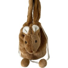 Bolsa balde canguru de pelúcia com cordão bolsa pompons feita na Austrália bolsa infantil comprar usado  Enviando para Brazil