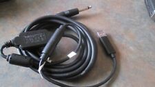 Cabo adaptador USB para guitarra Ubisoft Hercules Rocksmith com adaptador separador comprar usado  Enviando para Brazil