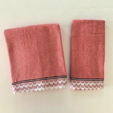 Conjunto de toalhas de renda vintage Alouette Fieldcrest núcleo de casa de campo decoração gasto comprar usado  Enviando para Brazil