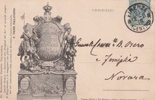 Cartolina reggimentale monumen usato  Trieste