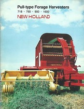 Folheto de equipamentos agrícolas - New Holland - 718 et al colheitadeira c1986 (F5542) comprar usado  Enviando para Brazil
