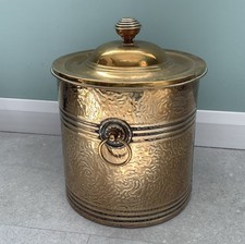 Old brass lidded for sale  BOSTON