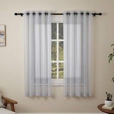 Voile curtains drop for sale  BRADFORD