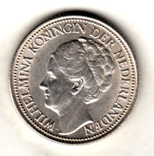 HOLANDA 25 cents plata 1940 Reina Guillermina de los PAISES BAJOS, usado segunda mano  Embacar hacia Argentina