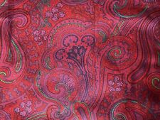 Red paisley remnant for sale  ST. ALBANS