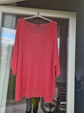 Pull ajouré corail d'occasion  Artigues-près-Bordeaux