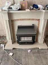 Gas fire black for sale  BIRMINGHAM