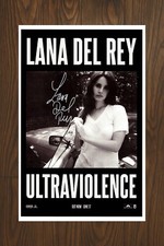Lana Del Rey – Pôster assinado ULTRAVIOLENCE 11x17 com certificado de autenticidade - Lembranças autênticas comprar usado  Enviando para Brazil
