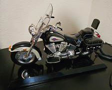 Telefone com fio Telemania Harley-Davidson na embalagem original, usado comprar usado  Enviando para Brazil