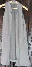 Long gilet gris d'occasion  Durtol