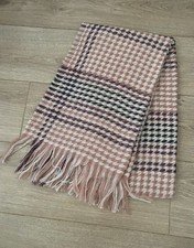 Pink checkered scarf for sale  READING