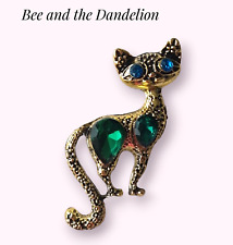 Gold tone cat for sale  BASILDON