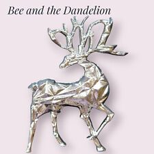 Stag deer silver for sale  BASILDON