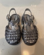 Mini sandálias prata glitter Melissa tamanho 8 comprar usado  Enviando para Brazil
