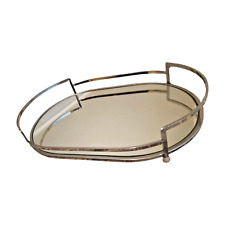 Elegant oval mirrored for sale  CANNOCK
