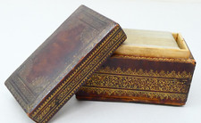 Leather covered playing for sale  SALISBURY