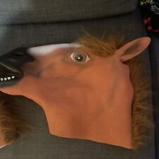 Creepyparty horse mask for sale  BIGGAR