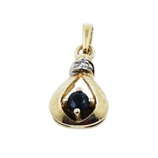 Diamant saphir anhänger gebraucht kaufen  Gelsenkirchen
