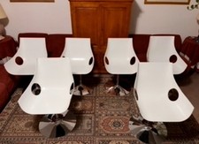 sedie bianche design usato  Roma
