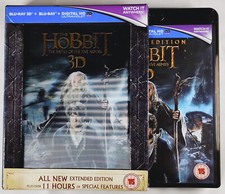 The Hobbit Battle of the Five Armies 3D Blu-Ray EXTENDED EDITION Used Misprinted comprar usado The Hobbit Battle of the Five Armies 3D Blu-Ray EXTENDED EDITION Used Misprinted comprar usado  Enviando para Brazil