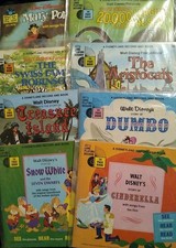 Vintage Walt Disney Disneyland Livro de Leitura Recorde 33 1/3 RPM/8 1965 Cinderela comprar usado  Enviando para Brazil
