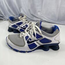 Usado, Tênis de corrida Nike Shox Turbo 11 masculino tamanho 8 4072666-004 azul branco cinza mosca comprar usado  Enviando para Brazil