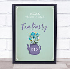 Flowers purple teapot for sale  UK