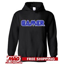 Moletom com capuz GAMER SEGA FONT BLACK para jogos console de videogame retrô Sonic comprar usado  Enviando para Brazil
