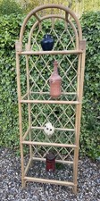 Bamboo cane bookcase for sale  CLACTON-ON-SEA