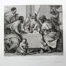 Gravure pèlerins emaüs d'occasion  Nogent-le-Roi