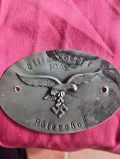 Plaque cantine luftwaffe d'occasion  Lestrem