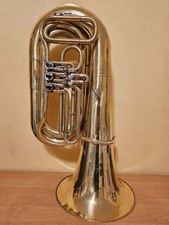 Tuba "Bb" Mosiężna rura Instrument dęty Mosiądz ZSRR Klakson Ustnik Vintage Rzadki na sprzedaż  Wysyłka do Poland