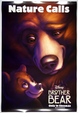 BROTHER BEAR Original DS 1SH Quase Perfeito Pôster Filme Rolado 2003 Animação Disney comprar usado  Enviando para Brazil