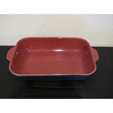 Denby Stoneware Blue & Red Harlequin Speckle Rectangular Baker 13 1/2" comprar usado Denby Stoneware Blue & Red Harlequin Speckle Rectangular Baker 13 1/2" comprar usado  Enviando para Brazil