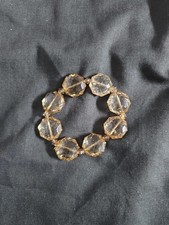 Faceted clear beaded for sale  ST. AUSTELL